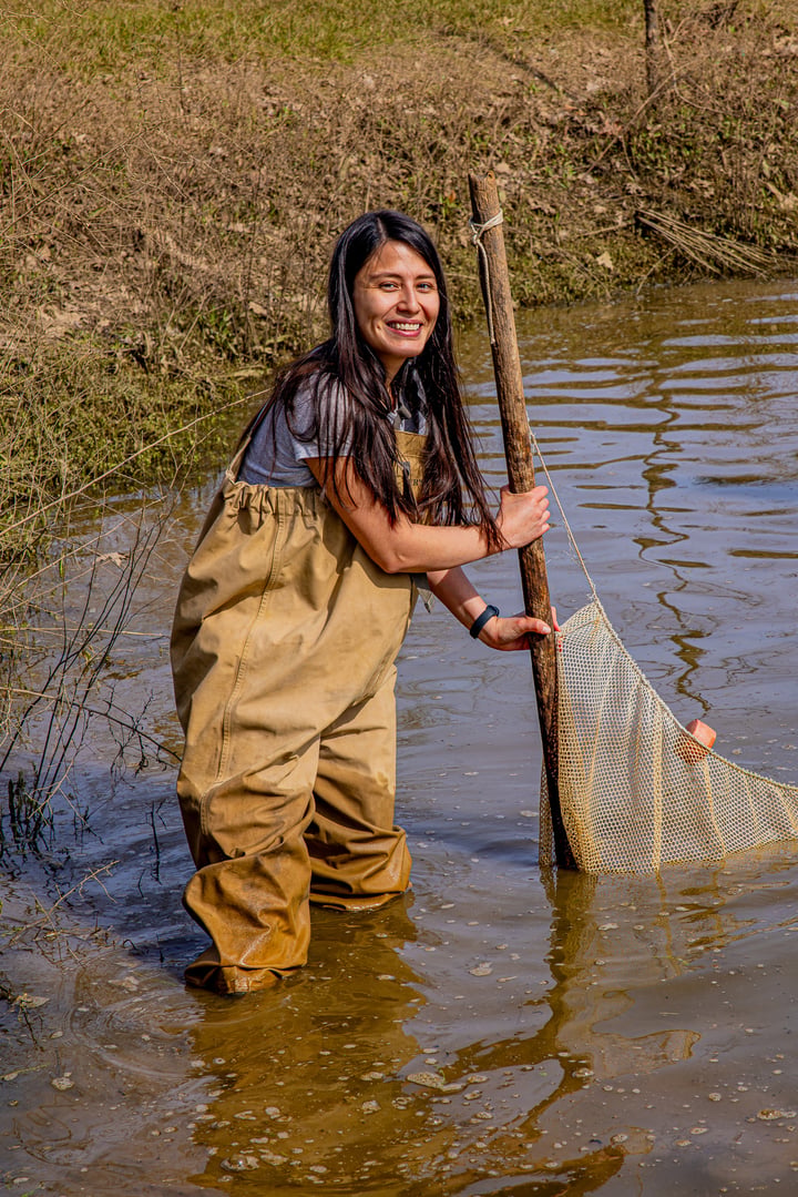 Aquaculture student